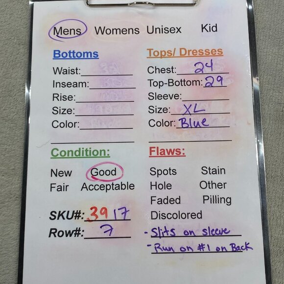 Vtg Minnetonka Skippers Hockey Jersey #17 Men's XL Blue Performance V Neck - Picture 12 of 12